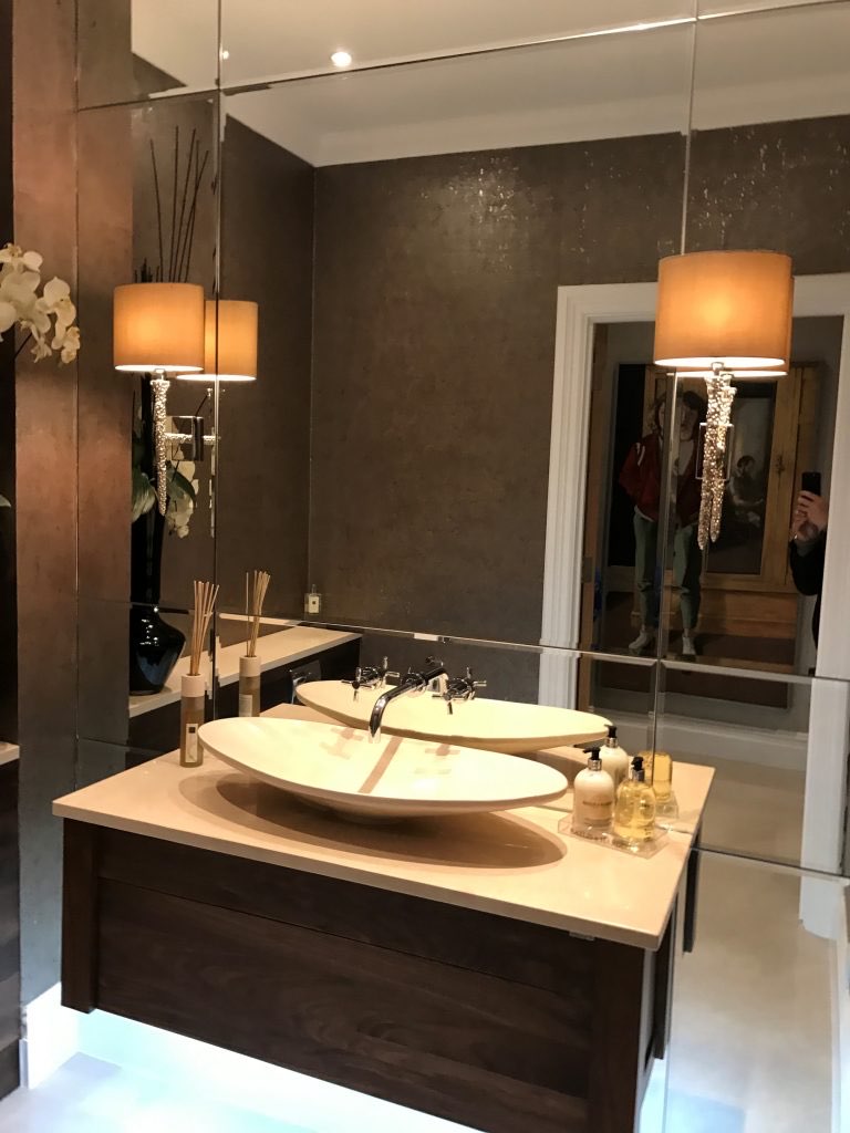 surbiton glass bathroom mirror